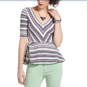 Anthropologie Peplum Top